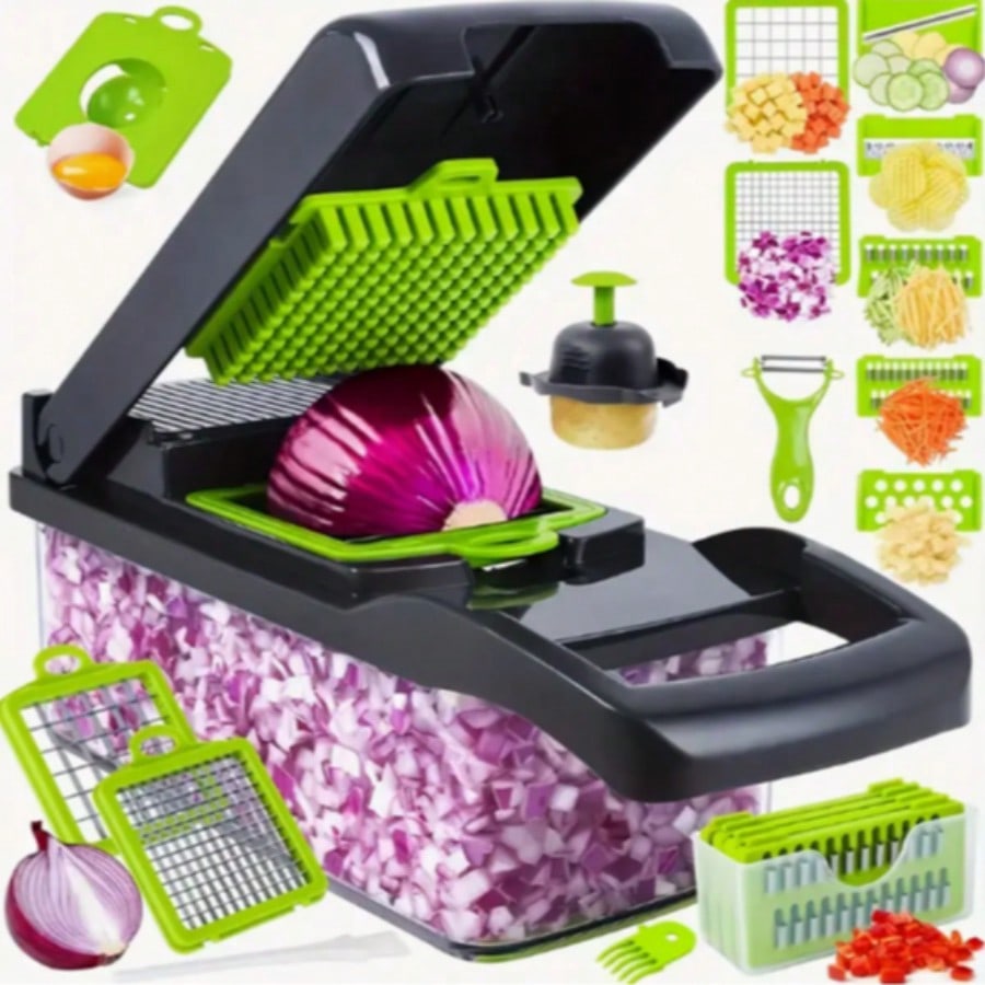 Meal Prep Potatoes - 16-Piece Multi-Function Kitchen Set: Vegetable &