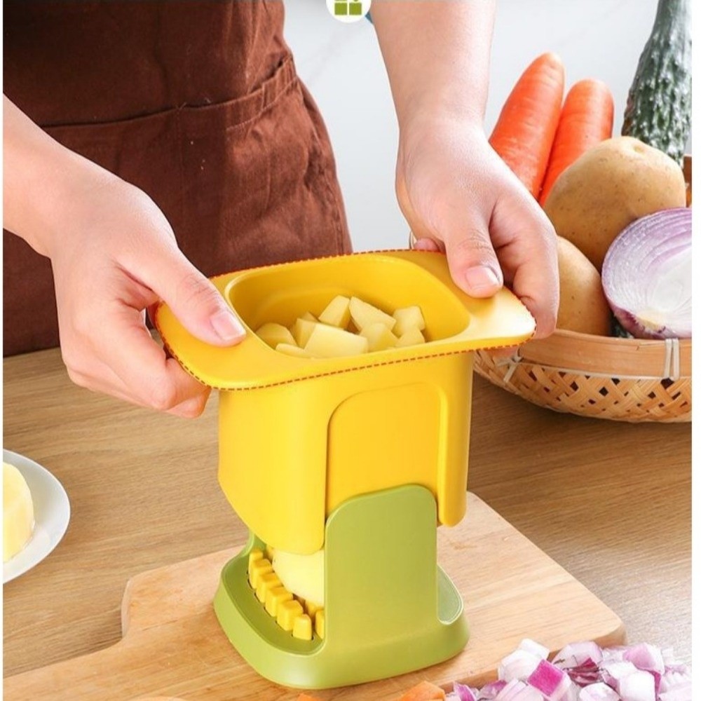 Meal Prep Potatoes - Multi-functional Vegetable Chopper Hand Pressure Manual