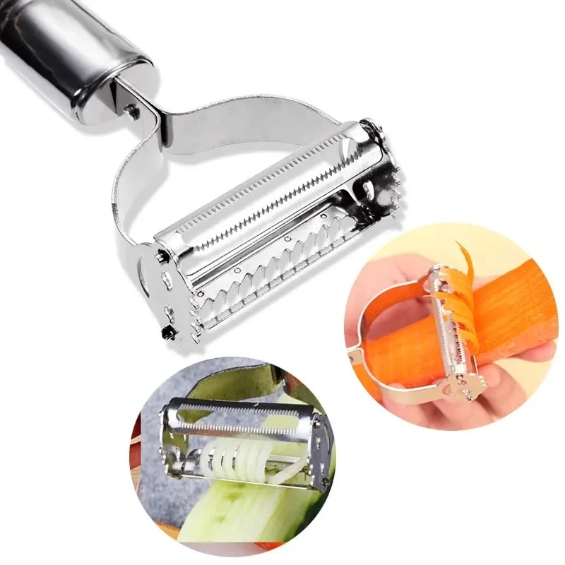 Meal Prep Potatoes - Stainless Steel Julienne Peeler Fruit Vegetable