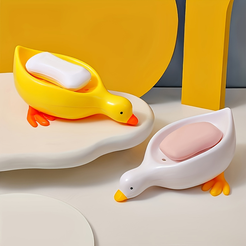 Duck Soap Dish-Cute Self Drain - Meal Prep Organizer ulasan dan harga