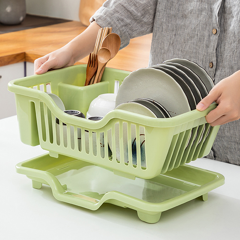 Plastic Bowl Rack Water Filter - Meal Prep Organizer ulasan dan harga