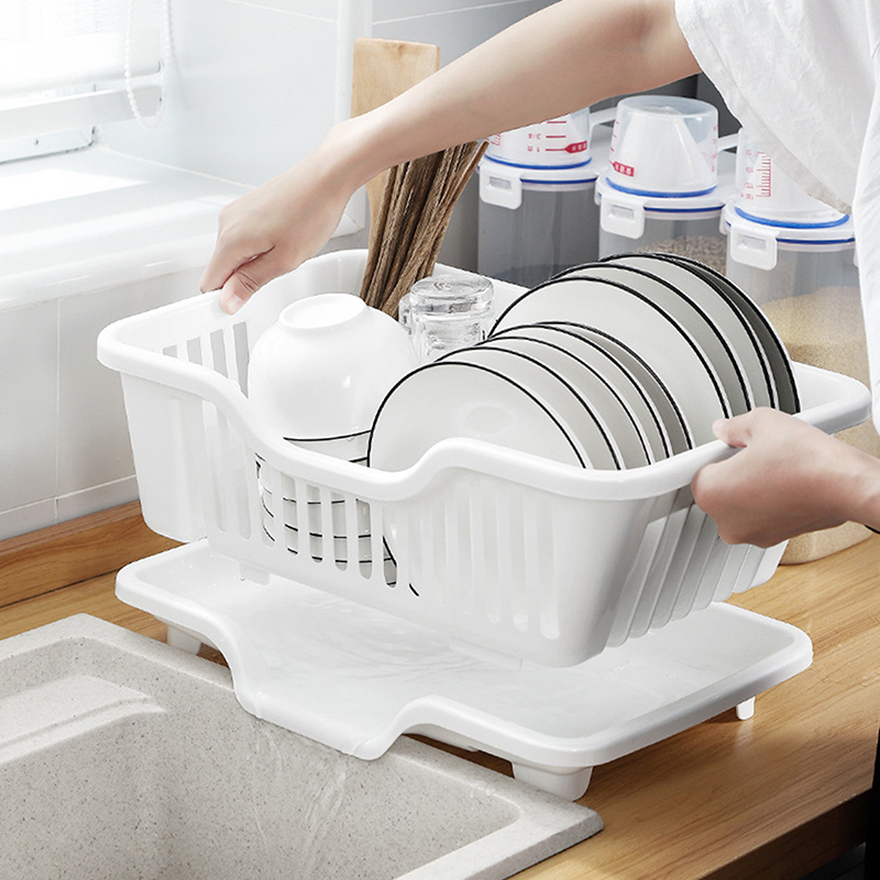 Plastic Bowl Rack Water Filter - Meal Prep Organizer ulasan dan harga
