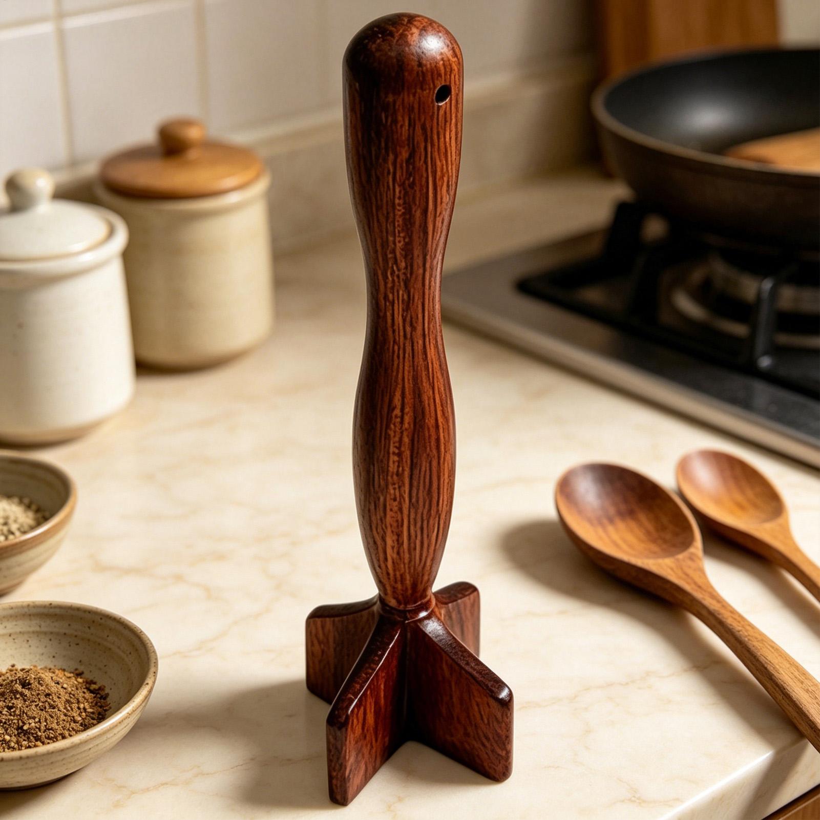 Wooden Meat Chopper Non-Scratc - Meal Prep Potatoes ulasan dan harga