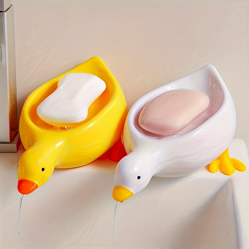 Duck Soap Dish-Cute Self Drain - Meal Prep Organizer ulasan dan harga