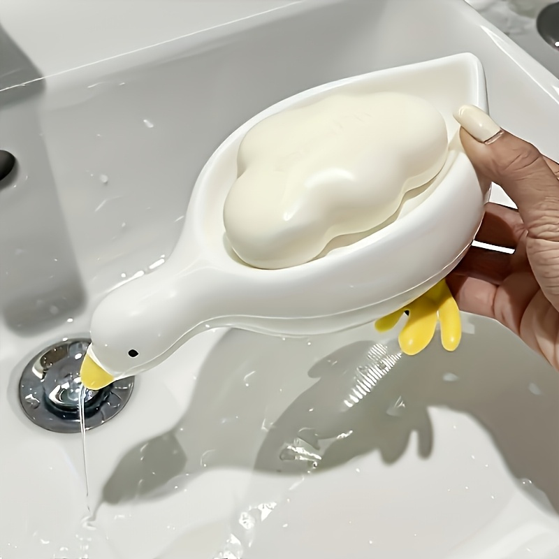 Duck Soap Dish-Cute Self Drain - Meal Prep Organizer ulasan dan harga