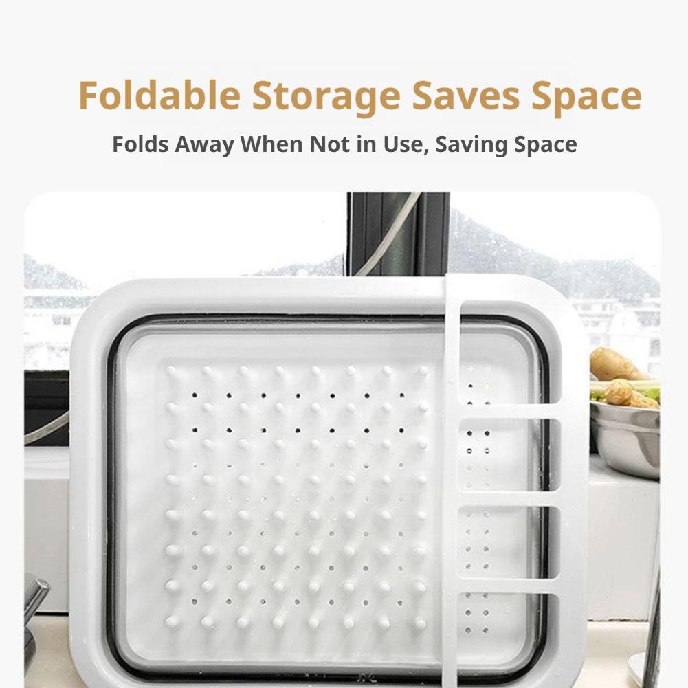 Foldable Dish Drainer Bowl Rac - Meal Prep Organizer ulasan dan harga
