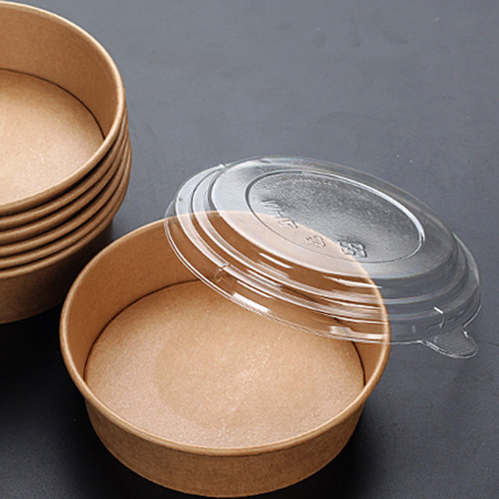 20Pcs Kraft Paper Bowls Leakpr - Meal Prep Food ulasan dan harga