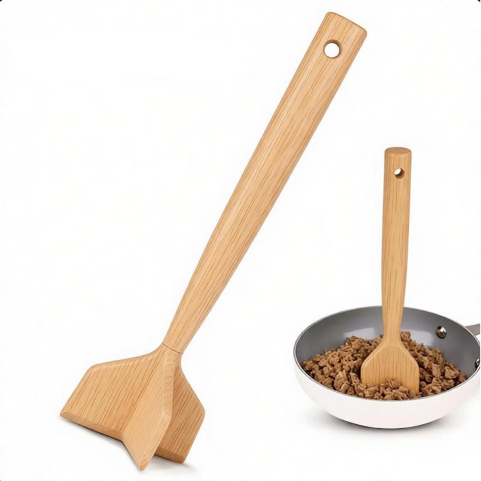 Premium Wood Potato Masher Eas - Meal Prep Potatoes ulasan dan harga