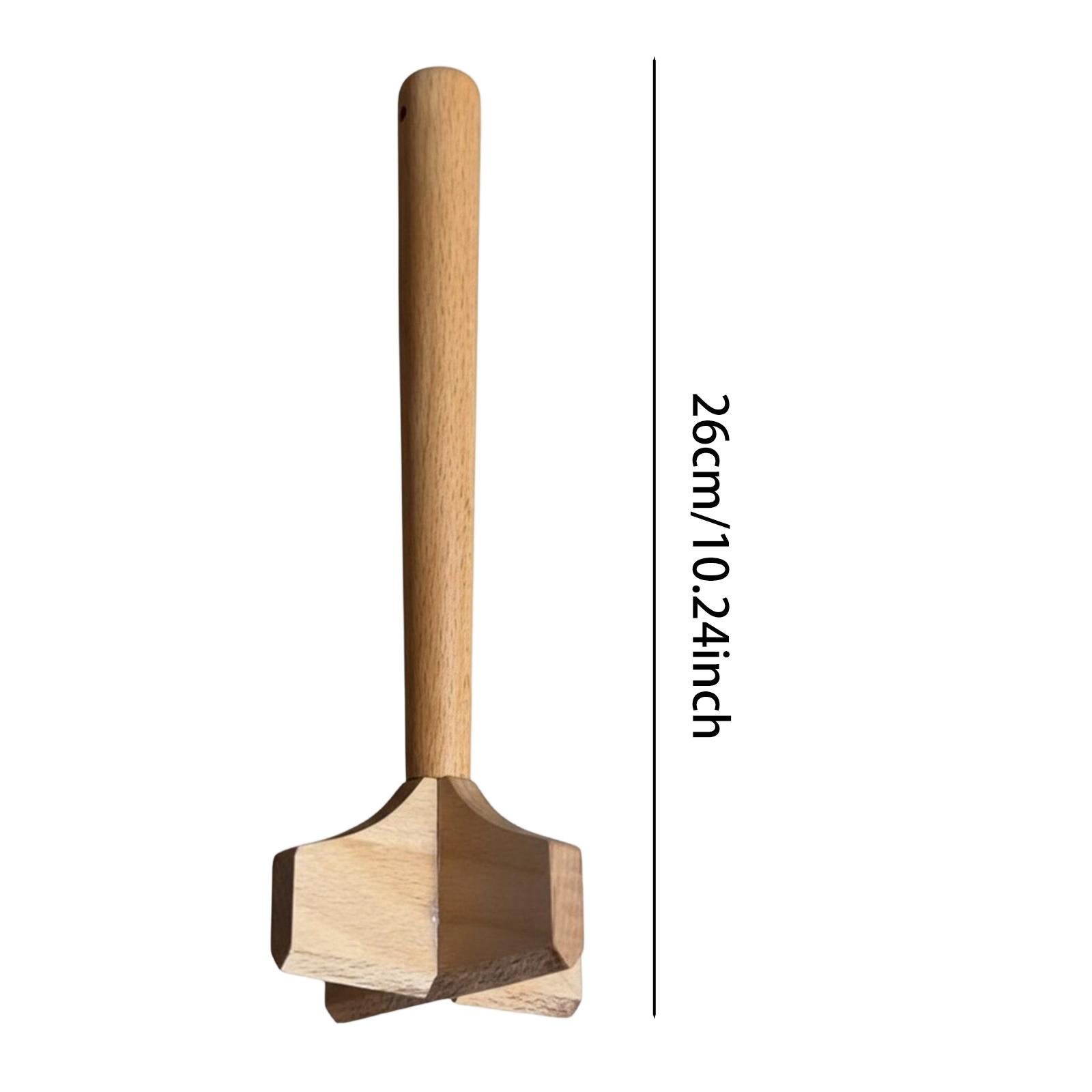 Premium Wood Potato Masher Eas - Meal Prep Potatoes ulasan dan harga