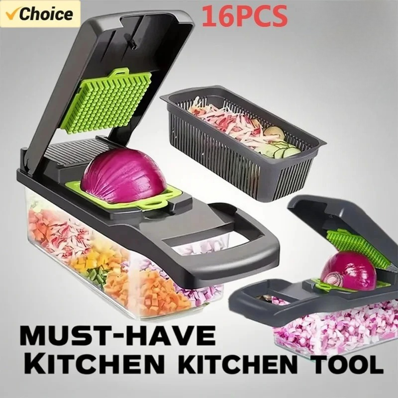 16pcs Fruit Vegetable Onion Ch - Meal Prep Potatoes ulasan dan harga