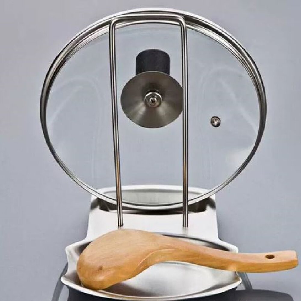 Stainless Steel Pot Lid Holder - Meal Prep Organizer ulasan dan harga