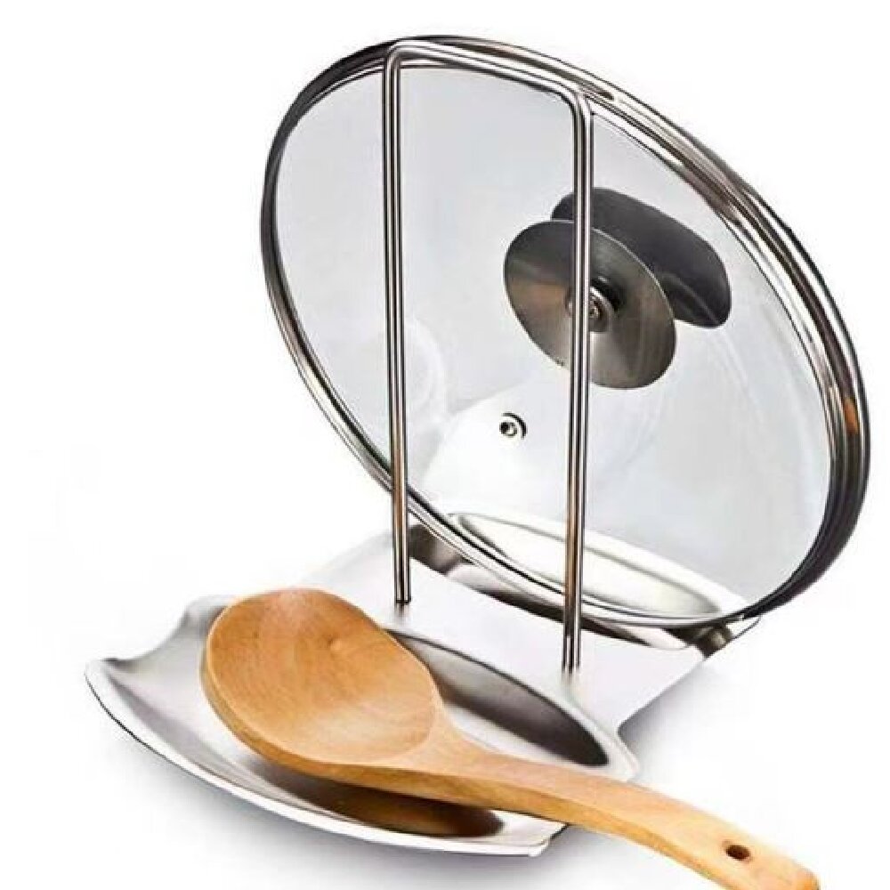 Stainless Steel Pot Lid Holder - Meal Prep Organizer ulasan dan harga