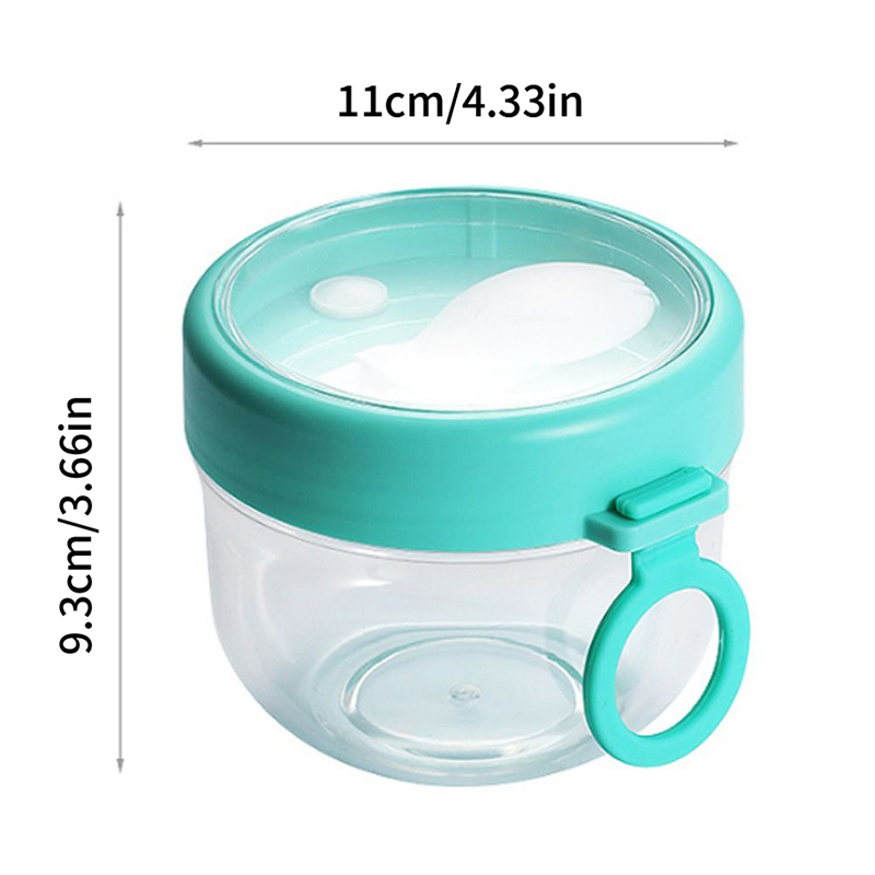 And Spoon 600ml Meal Prep Cont - Meal Prep Overnight Oats ulasan dan harga