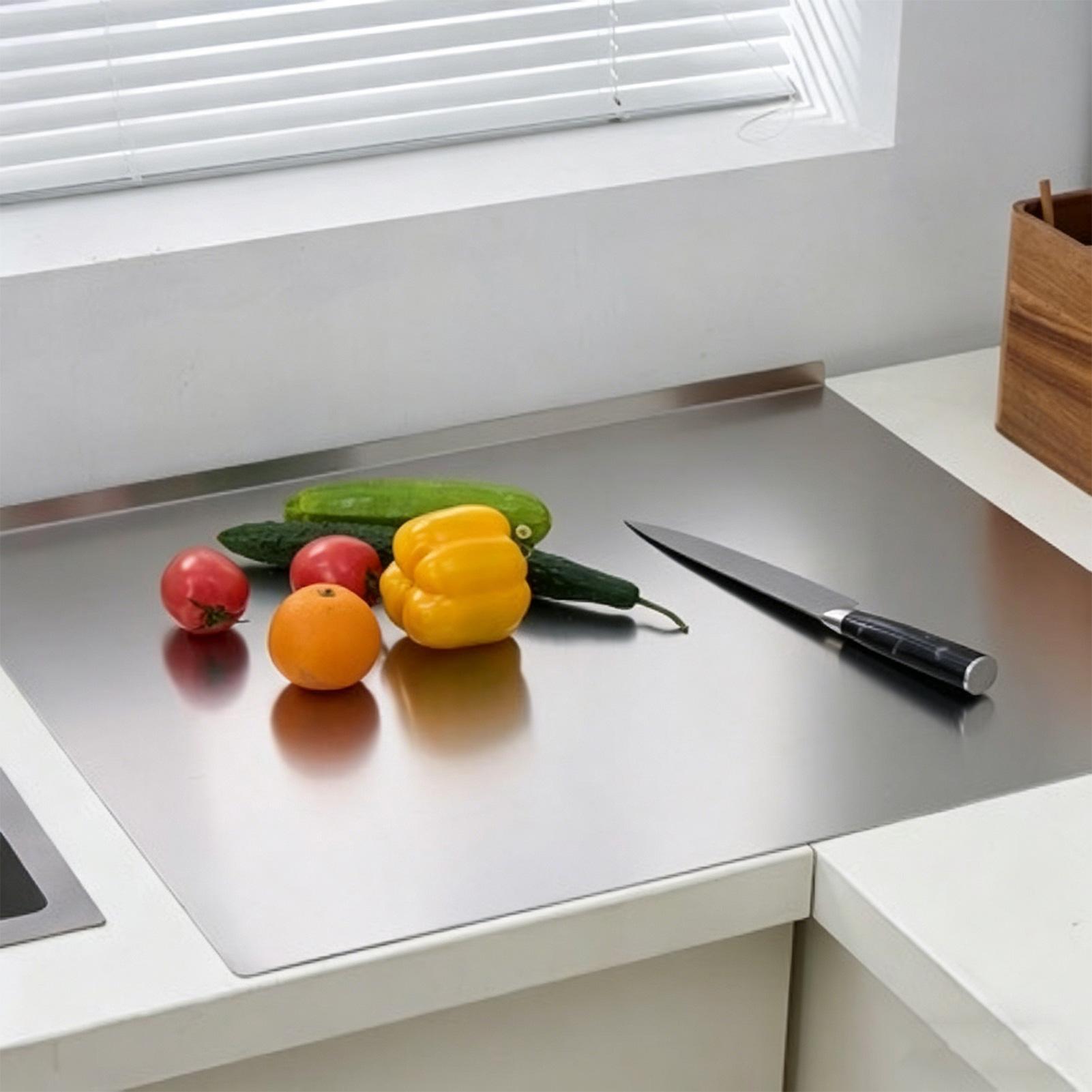 Stainless Cutting Board Dishwa - Meal Prep Food ulasan dan harga