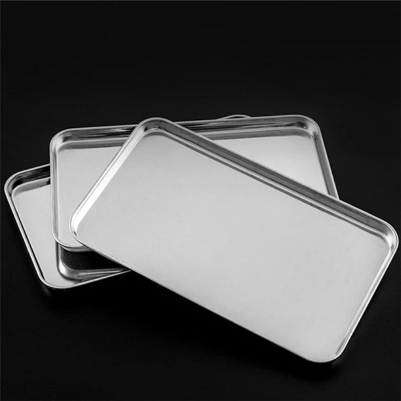 Rectangle Stainless Steel Tray - Meal Prep Organizer ulasan dan harga