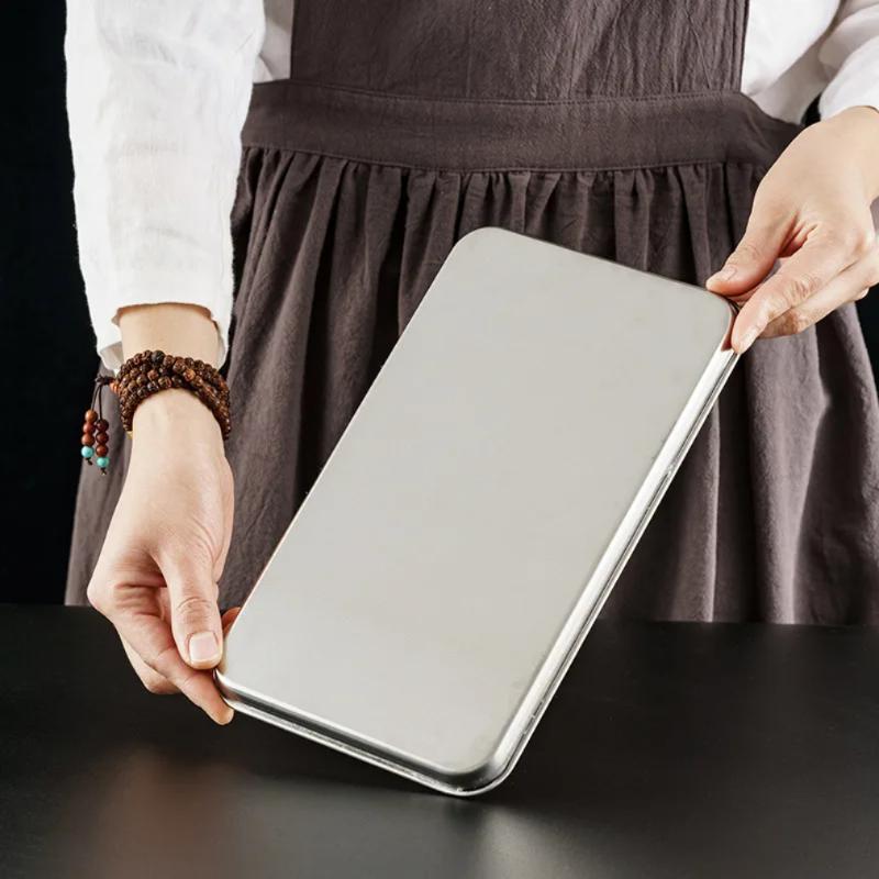 Rectangle Stainless Steel Tray - Meal Prep Organizer ulasan dan harga