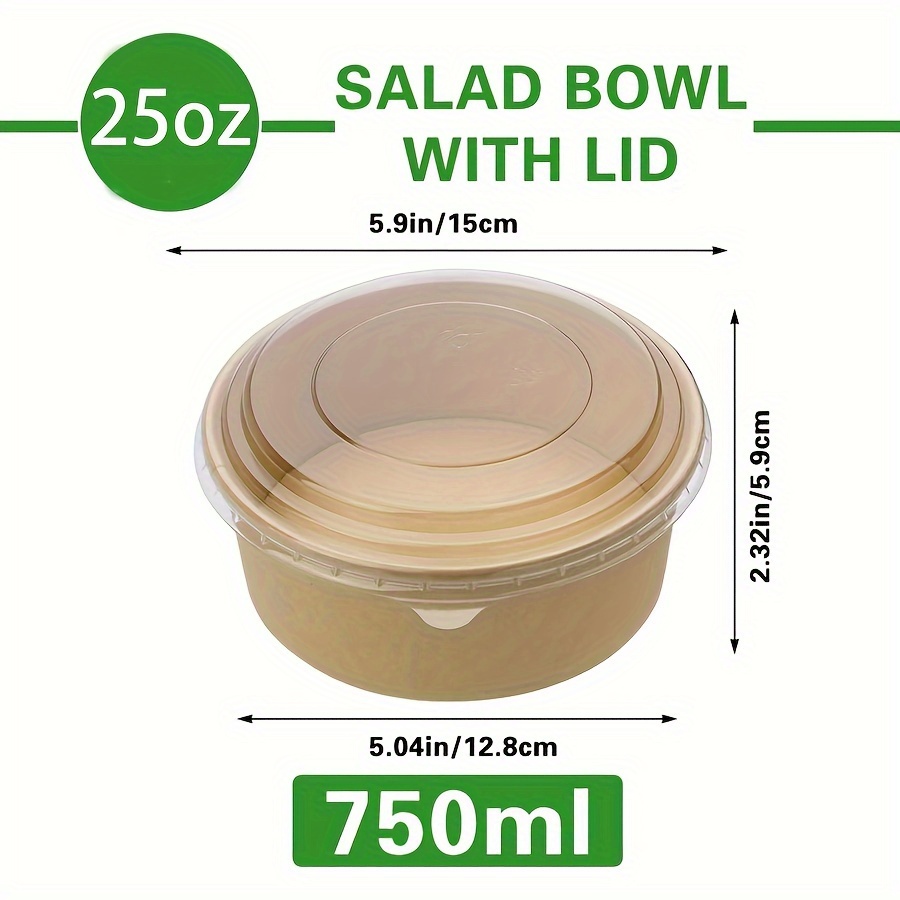 25Oz/750Ml 25/50 Pack Paper Bo - Meal Prep Food ulasan dan harga