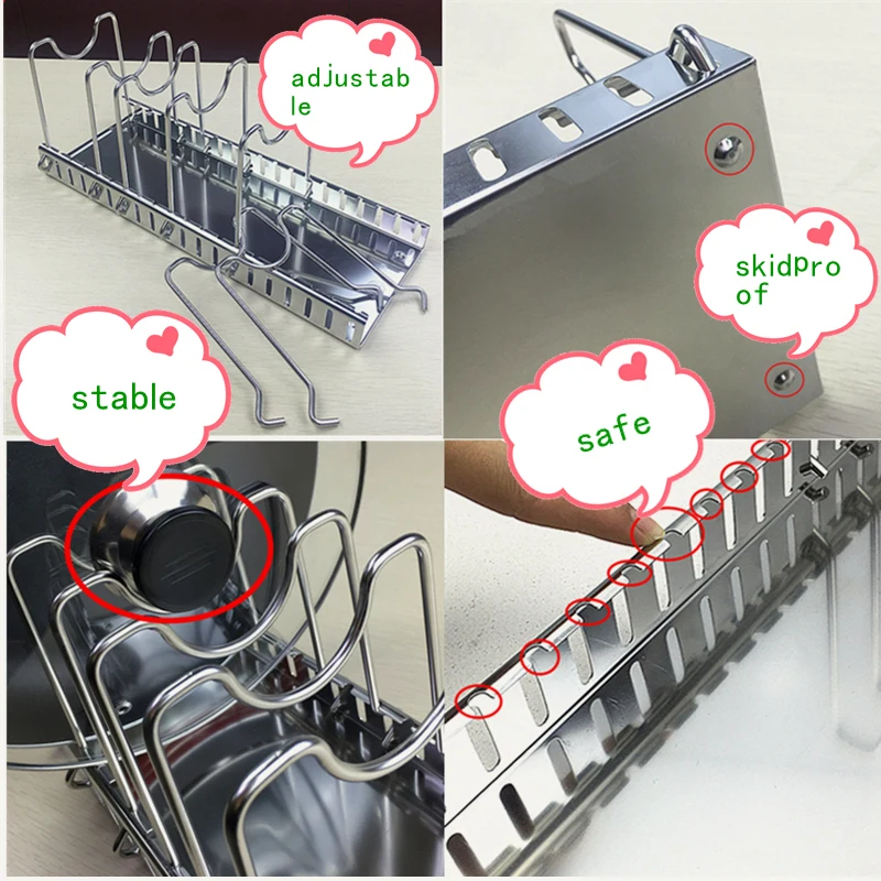 304 Stainless Steel Adjustable - Meal Prep Organizer ulasan dan harga