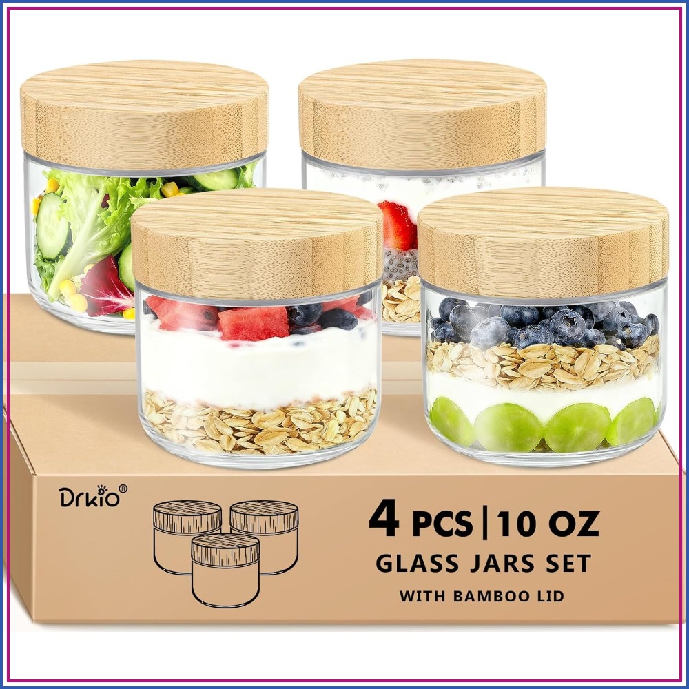 10 Oz Overnight Oats Container - Meal Prep Overnight Oats ulasan dan harga