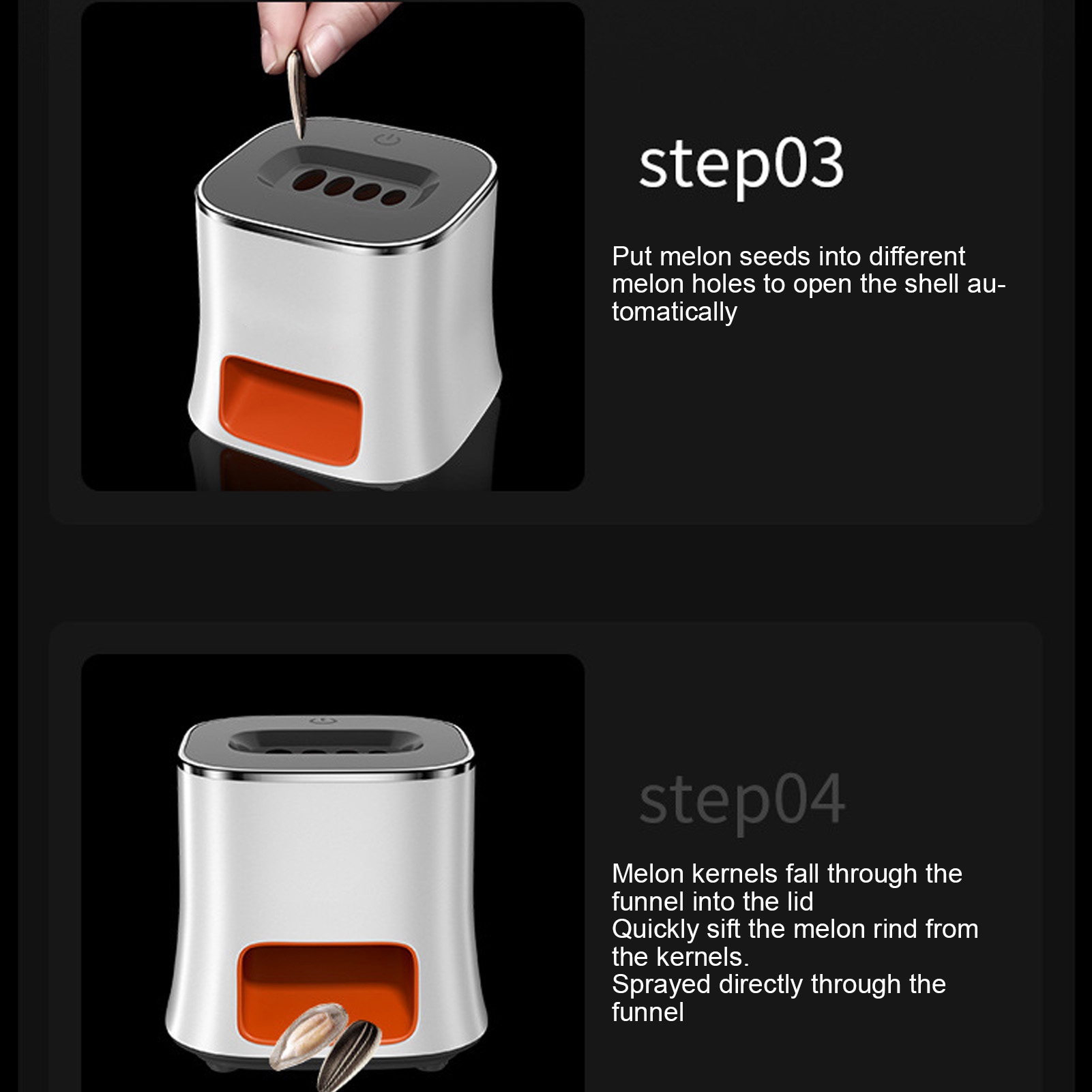 F5 White Automatic Melon Seed  - Mango Splitter Tool ulasan dan harga