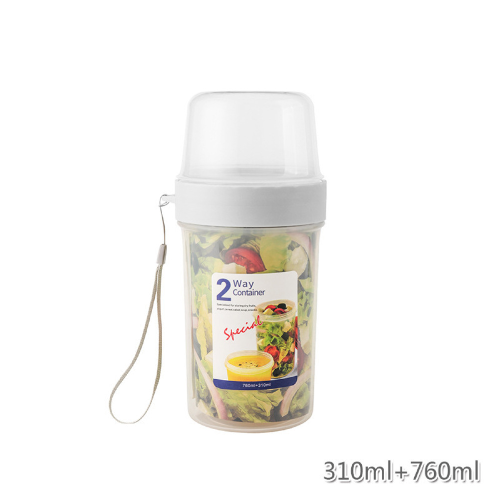 Double Layer Leakproof Food Ca - Meal Prep Organizer ulasan dan harga